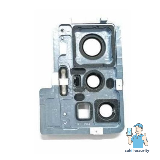 Camera Lens Glass with Frame for Vivo X70 Pro White thumbnail